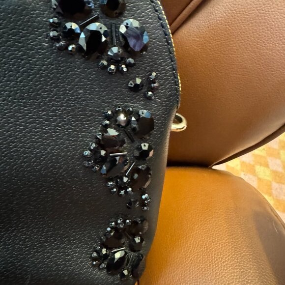 Kate Spade Grove Street Carli Satchel in Black with crystal embellishments - Picture 4 of 11